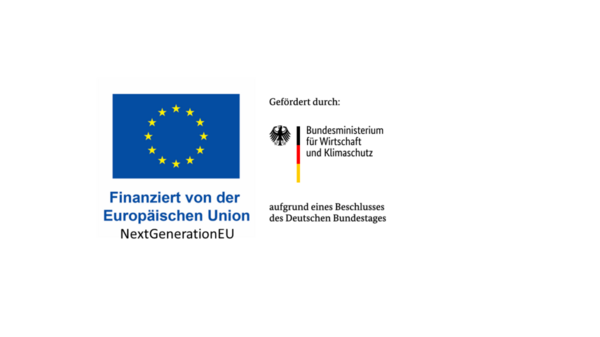 Kombi Logo der EU und des Bundesministeriums für Wirtschaft und Klimaschutz