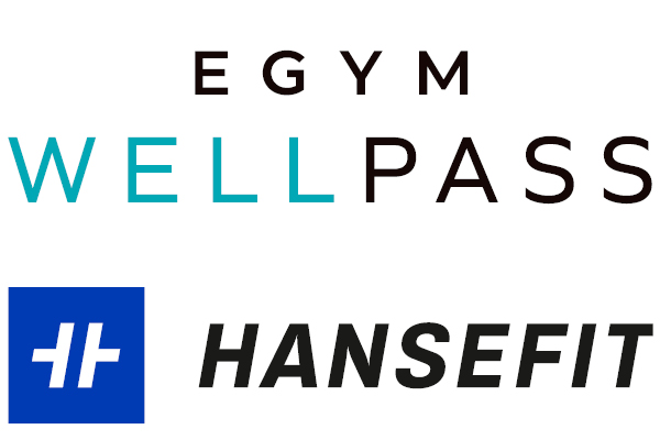 Logos von Egym Wellpass und Hansefit
