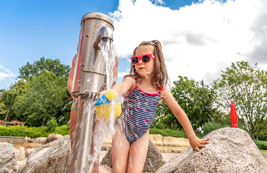 Wasserspielplatz Freibad Schüttorf