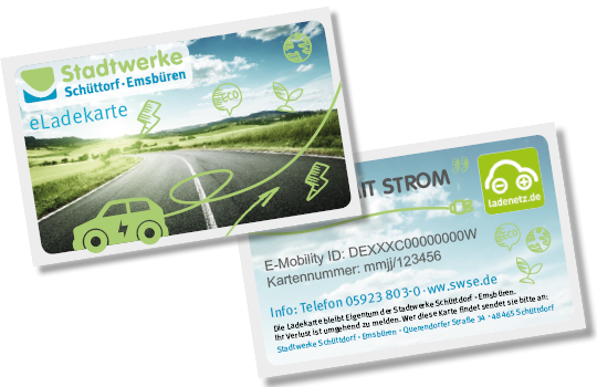 RFID Stadtwerke Ladekarte